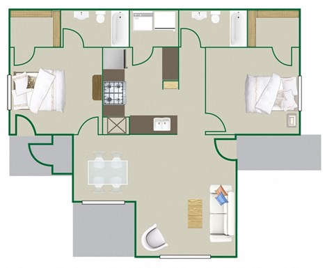 b2 floor plan in pearland tx apartments
